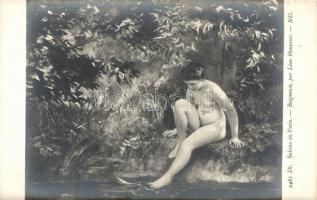 Baigneuse / Erotic nude art postcard s: Leon Houyoux