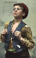 Napoli, Tipo Napoletano / street kid from Naples, folklore