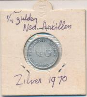 Holland Antillák 1970. 1/4G Ag "Julianna" T:2-
Netherlands Antilles 1970. 1/4 Gulden Ag &q...