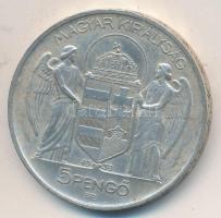 1939. 5P Ag "Horthy balra" T:2 Adamo P8.2