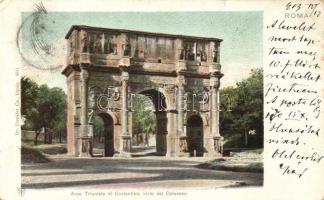 Rome, Roma; Arco Trionfale di Costantino / Triumphal Arch of Constantine