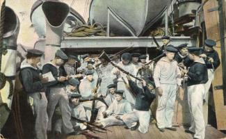 K.u.K. navy on board of SMS Kronprinz Erzherzog Rudolf (EK)