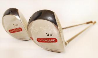 2 db B. Square 5 20' és 3 15' golfütő, jó állapotban