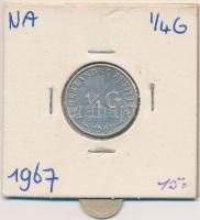 Holland Antillák 1967. 1/4G Ag "Julianna" T:2-
Netherlands Antilles 1967. 1/4 Gulden Ag &q...
