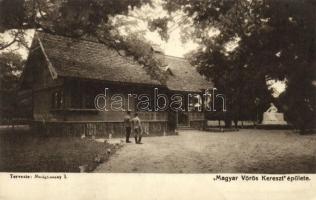 Magyar Vöröskereszt épülete, tervezte: Medgyaszay; József főherceg erdélyi hadikiállítása / building of Hungarian Red Cross, Transylvanian military Expo
