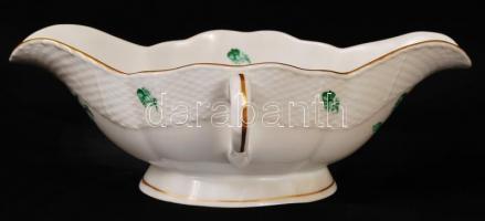 Herendi virág mintás étkészlet, kézzel festett, jelzett, hibátlan, összesen:25 db