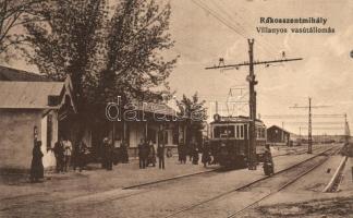 Budapest XVI. Rákosszentmihály, HÉV villamos vasútállomás