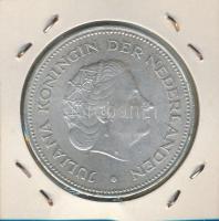 Hollandia 1970. 10G Ag "Julianna" T:2- Netherlands 1970. 10 Gulden Ag "Juliana" C:VF Krause KM#195