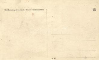 Brassó felszabadítása, a vasútállomás / Befreiung Kronstadts, am Bahnhof; railway station