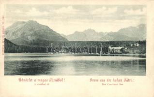 Tátra, Csorba-tó / lake, Divald