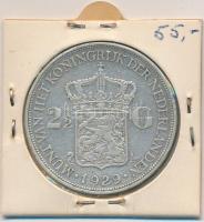 Hollandia 1929. 2 1/2G Ag "I. Vilma" T:2-,3
Netherlands 1929. 2 1/2 Gulden Ag "Wilhel...