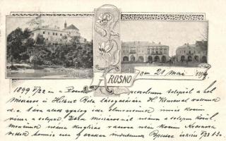 1899 Rozsnyó castle, Art Nouveau