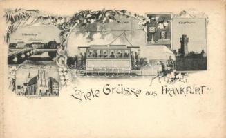 Frankfurt am Oder, Frankfurter Strassenbahn / tram, floral