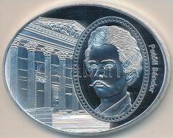 DN. "Magyar Nemzeti Múzeum / Petőfi Sándor" ovális ezüstözött rézötvözet a "Hazám, hazám, te mindenem - Legendás épületek ovális éremkülönlegességeken" sorozatból, tanúsítvánnyal (46x36mm/25g/5500db) T:PP