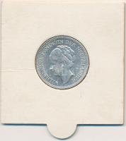 Hollandia 1930. 1/2G Ag "I. Vilma" T:2 Netherlands 1930. 1/2 Gulden Ag "Wilhelmina I" C:XF Krause KM#160