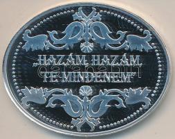 DN. "Budapesti Szent István Bazilika / I. Szent István" ovális ezüstözött rézötvözet a &qu...