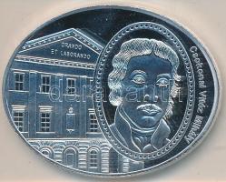 DN. "Debreceni Református Kollégium / Csokonai Vitéz Mihály" ovális ezüstözött rézötvözet a "Hazám, hazám, te mindenem - Legendás épületek ovális éremkülönlegességeken" sorozatból (46x36mm/25g/5500db) T:PP