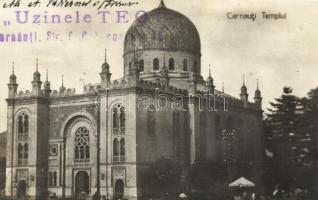 Chernivtsi, Czernowitz, Cernauti; Templul / synagogue (fa)