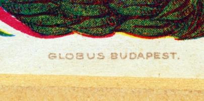 cca 1920-1930 Bp., Hiszekegy plakát paszpartuban, Globus Nyomda