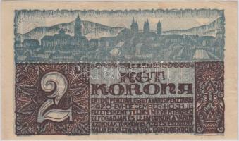 Pécs 1920. 2K városi pénz T:II