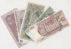 Vegyes, nagyrészt beváltható valuta tétel:
Ausztria 1950. 20Sch (4x), 1967. 20Sch (7x), 1986. 20Sch ...