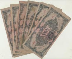 1945. 1000P (10x) mindegyik "MNB" bélyeggel T:vegyes