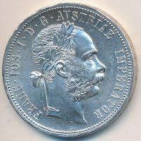 Ausztria 1878. 1Fl Ag "Ferenc József" T:1- Austria 1878. 1 Florin Ag "Franz Joseph" C:AU