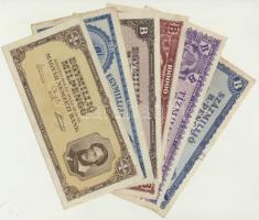 11db-os vegyes, magyar pengő bankjegy tétel, benne 1939. 5P T:vegyes