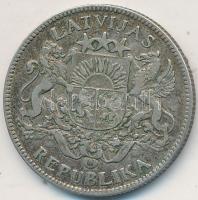 Lettország 1924. 1L Ag T:2
Latvia 1924. 1 Lats Ag C:XF