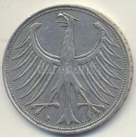 NSZK 1951D 5M Ag T:2-
GFR 1951D 5 Mark Ag C:VF
Krause KM112.1