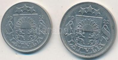 Lettország 1922. 10s + 20s T:2,2-
Latvia 1922. 10 Santimu + 20 Santimu C:XF,VF