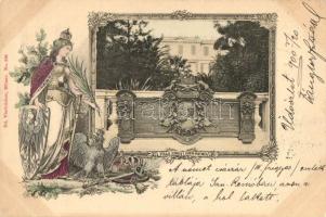 San Remo, Villa Zirio; Italian patriotic art postcard s: O. Roick (Rb)