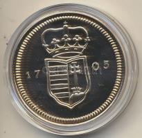 DN "II. Rákóczi Ferenc 20 poltura / Magyarok Kincstára" aranyozott bronz emlékérem T:P Tanúsítvánnyal