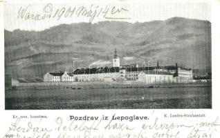 Lepoglava, K. Landes-Strafanstalt / prison