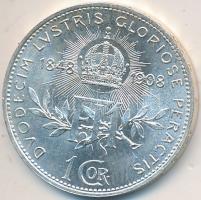 Ausztria 1908. 1K Ag "Jubileum" T:1-
Austria 1908. 1 Corona Ag "Jubilee" C:AU
Kr...