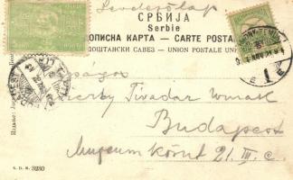 Peter of Serbia on horseback