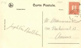 5 db háború előtti, beltéri nézetű külföldi képeslap (iskola, klubszoba, szanatórium) / 5 mixed pre-...