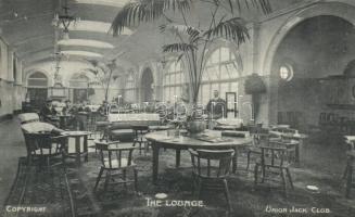 5 db háború előtti, beltéri nézetű külföldi képeslap (iskola, klubszoba, szanatórium) / 5 mixed pre-...