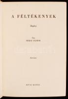 Márai Sándor: A féltékenyek I-II. [Bp.], 1937, Révai. Első kiadás, vászonkötésben, jó állapotban
