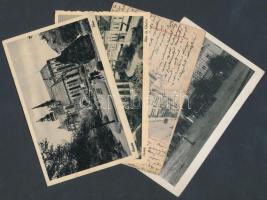 69 db régi, vegyes minőségű történelmi magyar városképes lap: benne 43 db felvidéki, 9 db vajdasági, 7 db horvát, 2 db kárpátaljai, 1 db muraközi városképes lapok, valamint motívum lapok / 69 old postcards: Upper Hungarian, Vojvodinan, Croatian, Transcarpathian postcards, motive cards, mixed quality