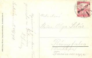 Szatmárnémeti, Pannónia szálloda; kiadja Lövy Miksa könyvkereskedése / hotel