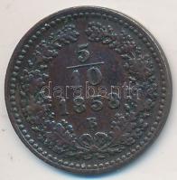 Ausztria / magyar verdejel 1858B 5/10Kr T:2- Unger III. 1485.a