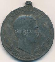 1918. "Laeso Militi" - Sebesültek Érme cink kitüntetés mellszalag nélkül, szign.: R. Placht T:2- Hungary 1918. "Laeso Militi" - Carolus Combat Wound medal zinc, without ribbon, sign.:R. Placht C:VF