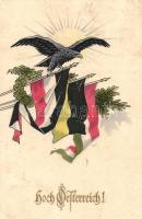 'Hoch Österreich' 'Aus grosser Zeit' / Austrian patriotic propaganda, 3 postcards