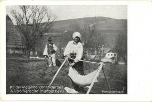 Alsóverecke, bassinet, field work, folklore
