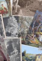 871 db háború előtti művészlap és festmény reprodukció / collection of 871 art and reproduction postcards