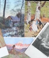 871 db háború előtti művészlap és festmény reprodukció / collection of 871 art and reproduction post...