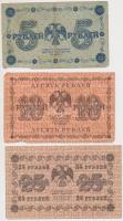 Oroszország / Szocialista Szövetségi Szovjet Köztársaság 1918. 5R + 10R (2x) + 25R (3x) + 50R (2x) + 100R (5x) + 250R (4x) T:III,III- Russia / Russian Socialist Federated Soviet Republic 1918. 5 Rubles + 10 Rubles (2x) + 25 Rubles (3x) + 50 Rubles (2x) + 100 Rubles (5x) + 250 Rubles (4x) C:F,VG
