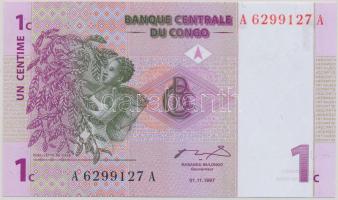 Kongói Demokratikus Köztársaság 1997. 1C T:I Congo Democratic Republic 1997. 1 Centime C:UNC Krause 80