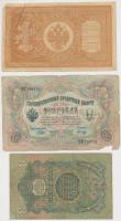 Oroszország 1912-17. 1R + 3R szign.: Shipov + 1947. 3R T:III,III-
Russia 1912-17. 1 Ruble + 3 Rubles...